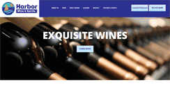 Desktop Screenshot of harborwinespirits.com